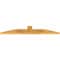 Ekena Millwork Portland Rough Sawn Timber Gable Bracket, Western Red Cedar, 48"W x 8"H x 2"D x 4"F, 4/12 Pitch GBW048X08X0204POR00RWR - alternate 2